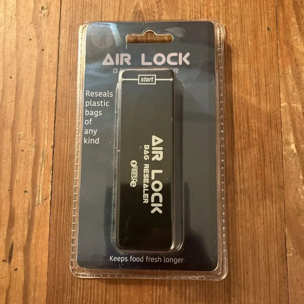 FresheTech Air Lock Bag Resealer Sealer NEW Handheld Food Saver
